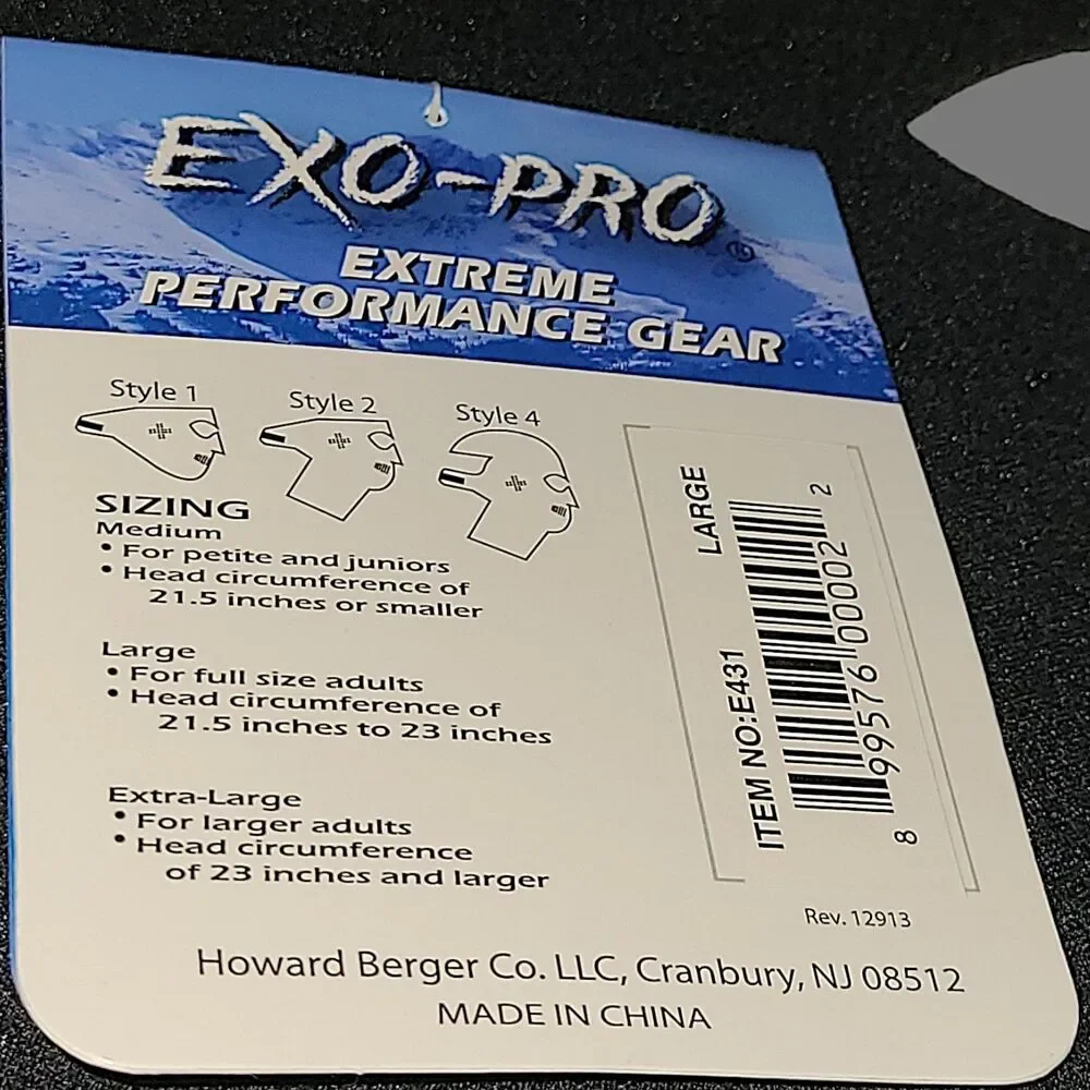 2 NEW Exo-Pro Extreme Cold Weather Neoprene Face Mask